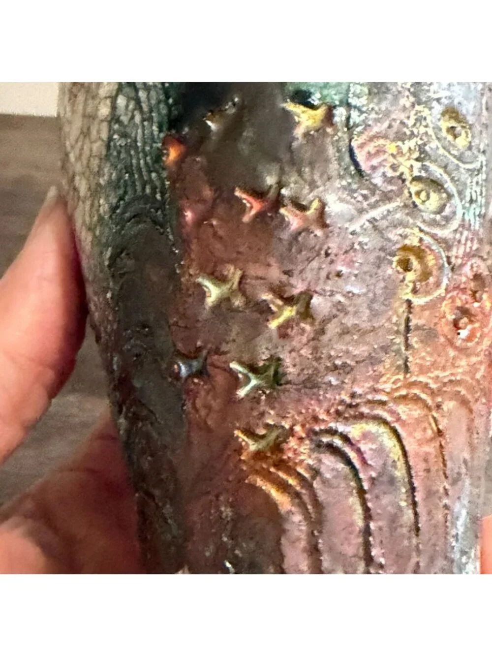 Bruce Odell Raku Studio Art Pottery 5.5